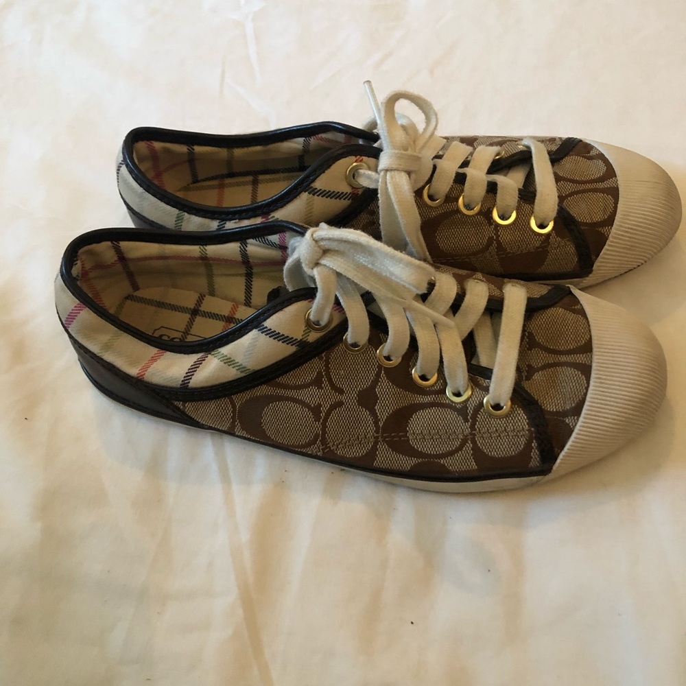 Coach monogram shoes size 6.5 EUC‎ Zorra